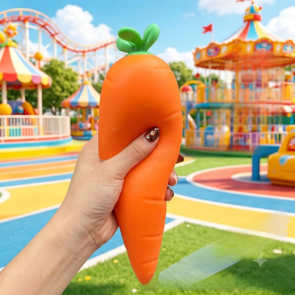 Realistic Animal Fruit Stress Relief Squishy Toys